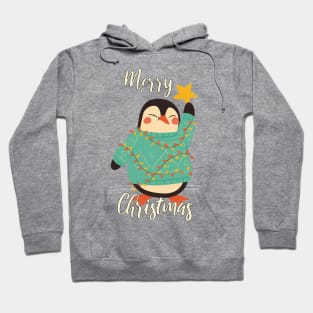 Merry Christmas, Penguin Hoodie